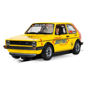 Scalextric C4625 Volkswagen Golf MK1 Malcolm Jeffs Racing Slot Car