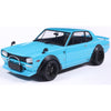 Solido 1/18 Nissan Skyline 2000 GT-R (KPGC10) Hakosuka Liberty Walk Body Kit Blue 1970