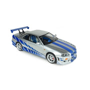 Solido 1/18 Nissan Skyline GT-R (BNR34) 2 Fast 2 Furious Brian’s R34