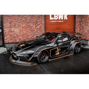 Solido 1/18 Toyota GR Supra Liberty Walk Body Kit Black And Gold Tribute 2025