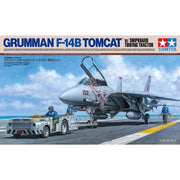 Tamiya 1/48 Grumman F-14B Tomcat w/Shipboard Towing Tractor