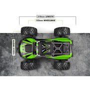 Blackzon BZ540300 Spryte MT 1/20 4WD Electic Monster Truck Green