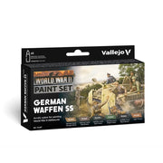 Vallejo 70207 Model Color WWII German Waffen SS Acrylic 6 Color Paint Set