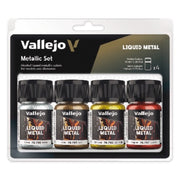 Vallejo 70199 Model Color Liquid Gold Set 4 Box Set