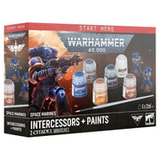 Warhammer 40000 Space Marines Intercessors and Paints