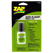 Zap-A-Gap CA+ Brush-On Medium Cyanoacrylate Green 1/4oz/7g