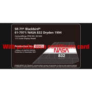 Century Wings 001640 1/72 SR-71 Blackbird 61-7971 / NASA 832 Dryden 1994