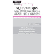 Sleeve Kings Board Game Sleeves Mini Euro 45mm x 68mm 110 Sleeves Per Pack*