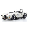 Kyosho 1/18 08047EW Shelby Cobra 427S/C Essex Wire White/Dark Blue Nr.91