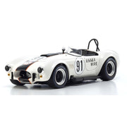 Kyosho 1/18 08047EW Shelby Cobra 427S/C Essex Wire White/Dark Blue Nr.91
