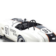 Kyosho KSD08047EW 1/18 Shelby Cobra 427 S/C White/Dark blue No.91 Essex Wire