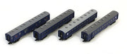 Kato 10-034-1 N Old Coach 4 Cars Blue Set