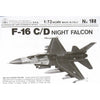 Italeri 0188S 1/72 F-16C/D Night Falcon