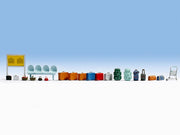 Noch 14810 HO Train Station Accessories