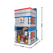 Loz 1602 Mini Streets Burger King