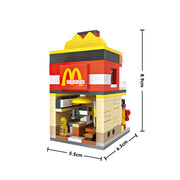 Loz 1607 Mini Streets McDonalds