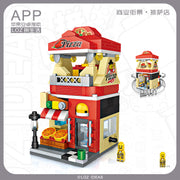 Loz Mini Streets Pizza Shop