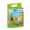 Schleich Walking with Labrador Retriever