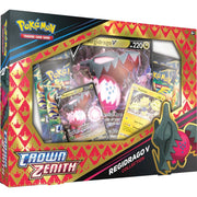 Pokemon 290-85183 TCG Crown Zenith Featuring Regidrago or Regieleki V Box