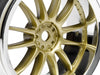 HPI 3297 Works XSA 02C Wheel 26mm Chrome/Gold 3mm Offset 2pcs