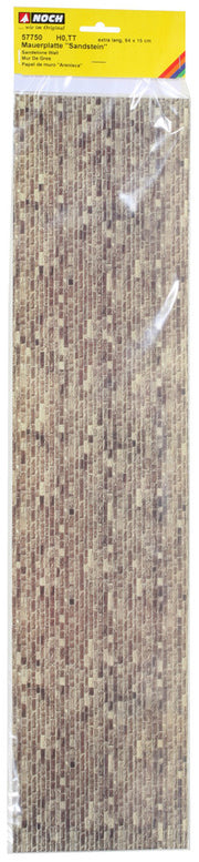 Noch 57750 HO Sandstone Wall 64 X 15 cm