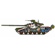 Amusing Hobby 35A050 1/35 Russian Main Battle Tank T-90A Full Interior