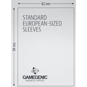 Gamegenic Matte Board Game Sleeves Standard European Sized 62mm x 94mm
