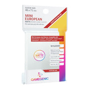 Gamegenic Matte Board Game Sleeves Mini European Sized 46mm x 71mm 50 Sleeves Per Pack