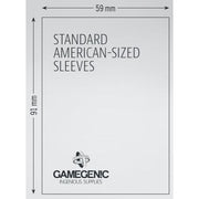 Gamegenic Matte Board Game Sleeves Standard American Sized 59mm x 91mm