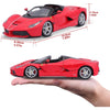 Bburago 26022 1/24 Ferrari R&P LaFerrari Aperta (Open Roof) Red
