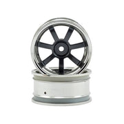 HPI 3323 Rays Gram Lights 57S-Pro Wheel 26mm Chrome/Gunmetal 2pcs