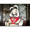 Banksy 4DP10110 Thug For Life Bunny 1000pc Jigsaw Puzzle