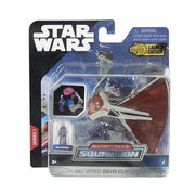 Star Wars Micro Galaxy Squadron Small Vehicle 3 Inch Vehicle and Figure Assorted 1pc