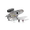 Star Wars Micro Galaxy Squadron Deluxe Vehicle Razor Crest 8 Inch Vehicle and 2 Figures