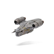 Star Wars Micro Galaxy Squadron Deluxe Vehicle Razor Crest 8 Inch Vehicle and 2 Figures