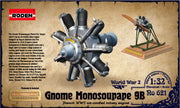 Roden 621 1/32 Gnome Monosoupape 100hp Engine