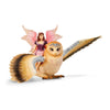Schleich 70789 Fairy In Flight On Glam-Owl