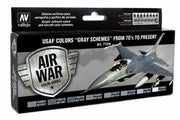 Vallejo 71156 Model Air USAF Colors Gray Schemes from 70s to present 8 Color Set