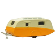 Oxford 76CV001 1/76 Caravan - Orange and Cream
