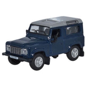 Oxford 76LRDF002 OO 1/76 Land Rover Defender 2013 Tamar Blue