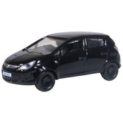 Oxford 76VC004 1/76 Black Vauxhall Corsa