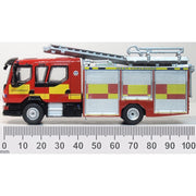 Oxford 76VEO001 OO 1/76 Volvo FL Emergency One Pump Ladder West Yorkshire Fire Engine