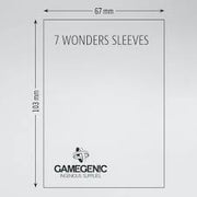 Gamegenic Matte Board Game Sleeves 7 Wonders/Abyss