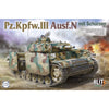 Takom 8005 1/35 Pz.Kpfw.III Ausf.N mit Schürzen Plastic Model Kit