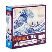 Exploding Kittens Puzzle The Great Wave Off Cat-A-Gawa 1000pc Jigsaw Puzzle