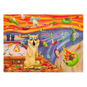 Exploding Kittens Puzzle Spicy Scream 1000pc Jigsaw Puzzle