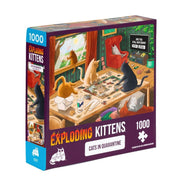 Exploding Kittens Puzzle Cats in Quarantine 1000pc Jigsaw Puzzle