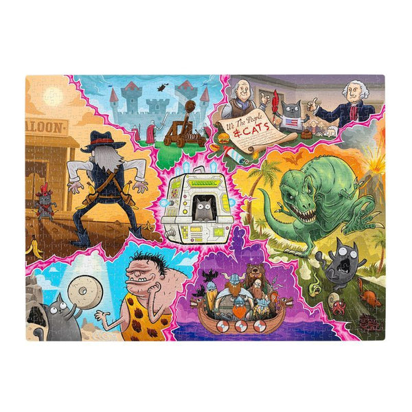 Exploding Kittens Puzzle A Tinkle In Time 1000pc Jigsaw Puzzle – Metro ...