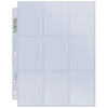 Ultra Pro 9 Pocket Trading Card Page