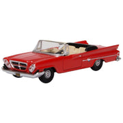 Oxford 87CC61001 1/87 Chrysler 300 Convertible 1961 (Open) Mardi Gras Red*